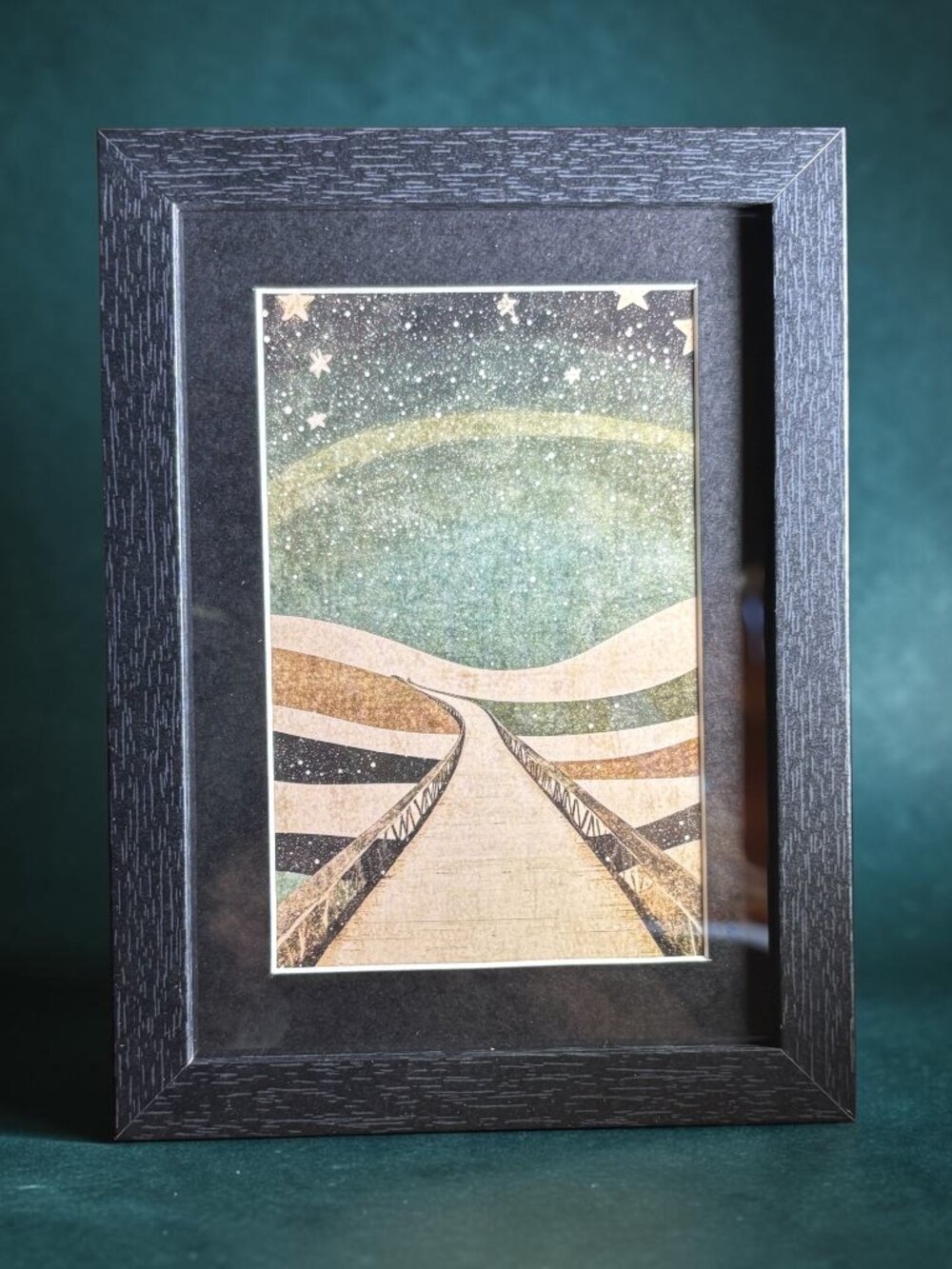 Starry Path Framed Art | Celestial 5x7 Décor